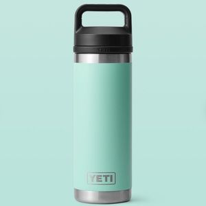 Yeti bottle with extra lids